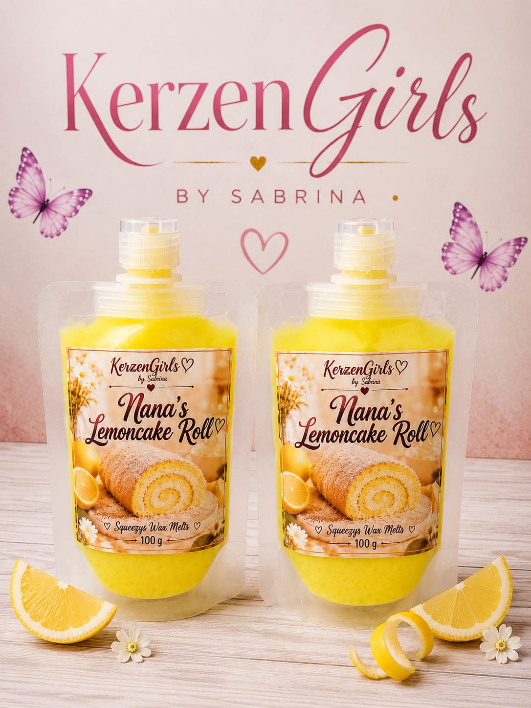 Squeezys Wax melts Nana´s Lemoncake Roll