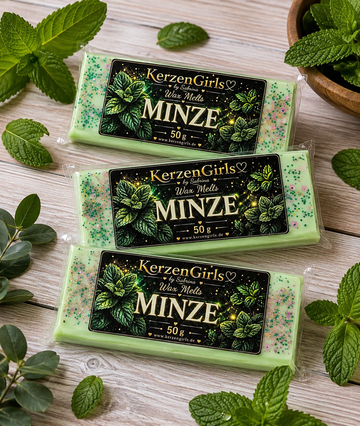 Wax melts Minze