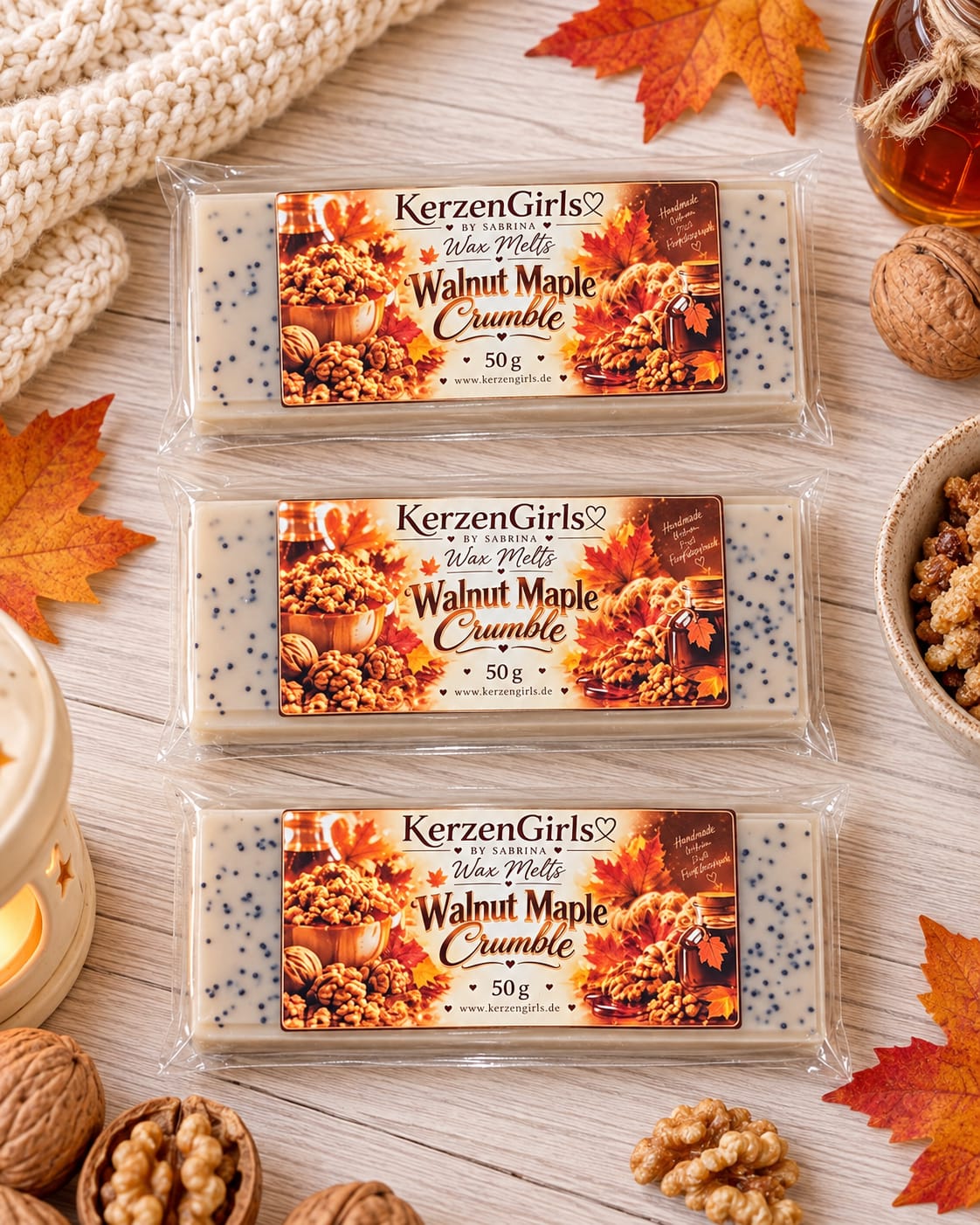 Wax melts Walnut Maple Crumble