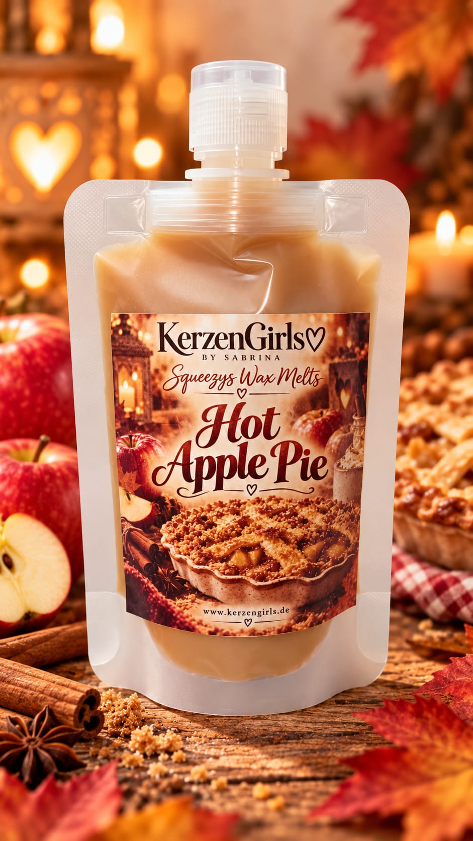 Squeezys Wax Melts Hot Apple Pie