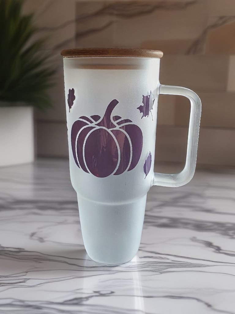 Frosted Glasbecher Hello Autumn 🍂