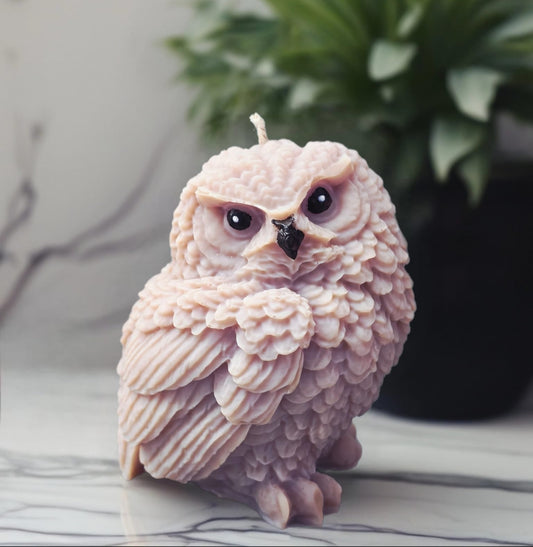 Eulen Standkerze 🦉🍂