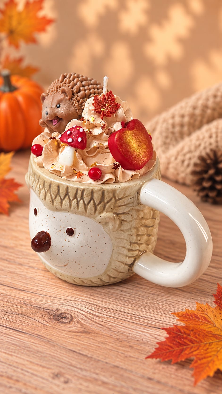 Forest Hedgehog – Herbstliche Duftkerze 🍂🦔