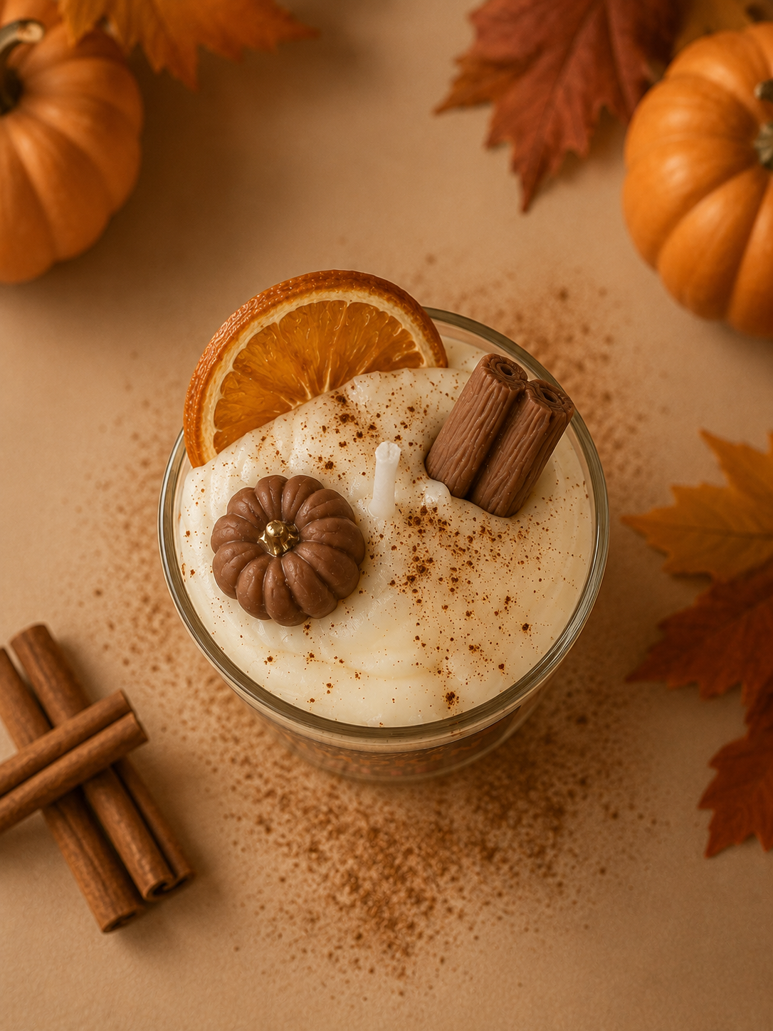 Pumpkin Spice Latte Kerze 🎃