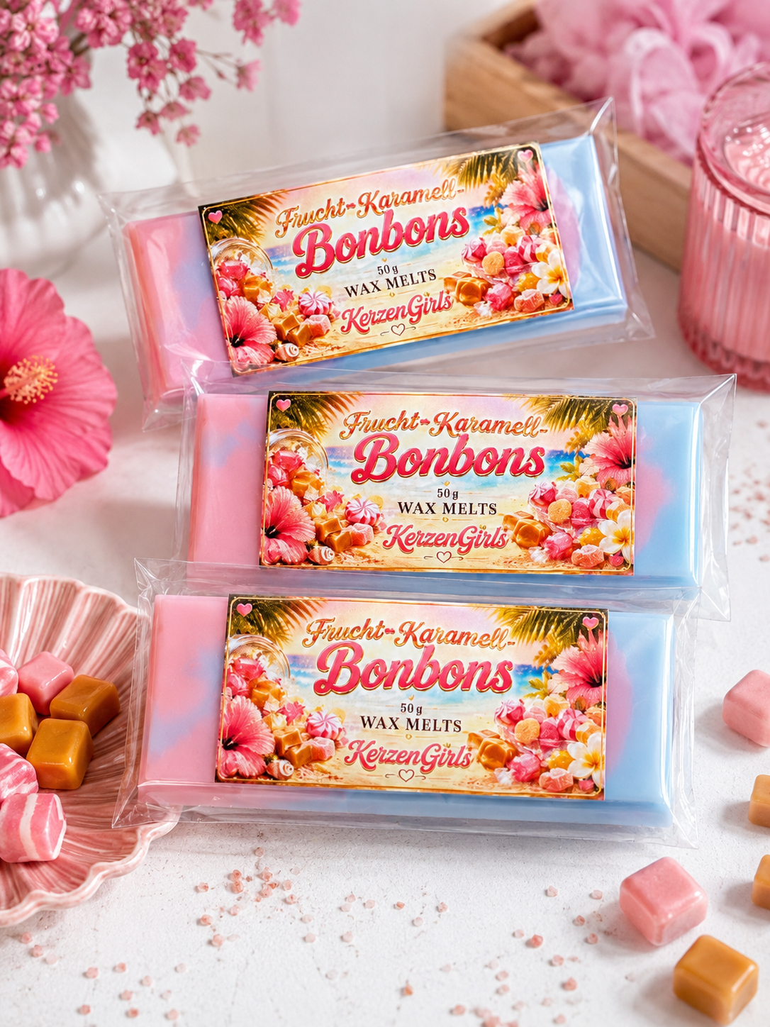 Wax melts Frucht-Karamell-Bonbons