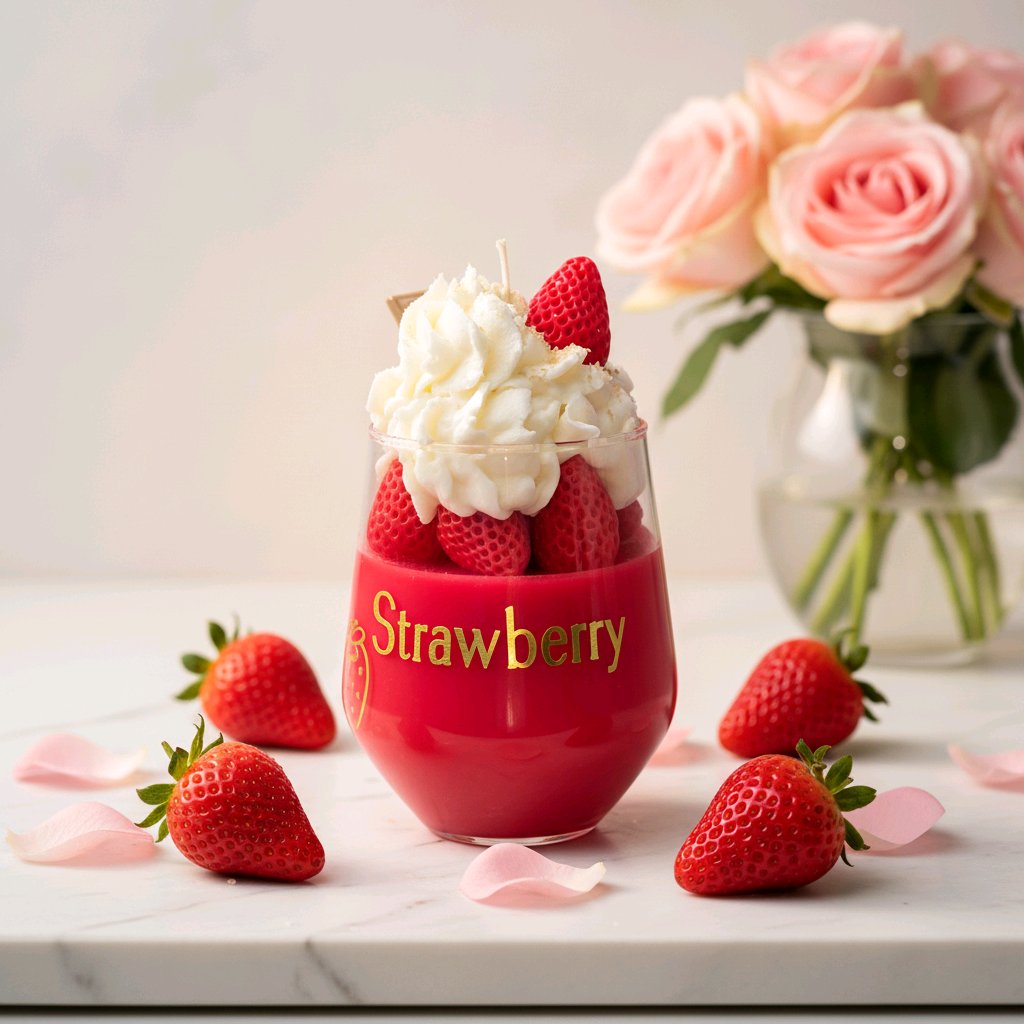 Fruchtige Dessertkerzen 🍓🍒