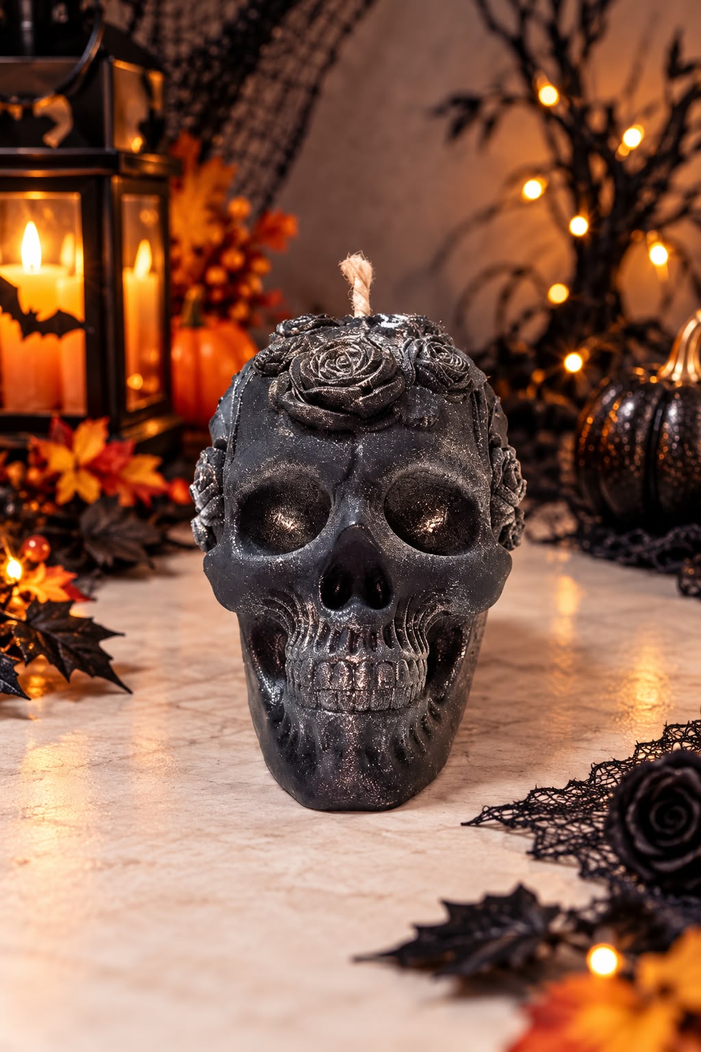 Dark Rose Skull – Dunkler Rosenschädel 🖤🌹💀