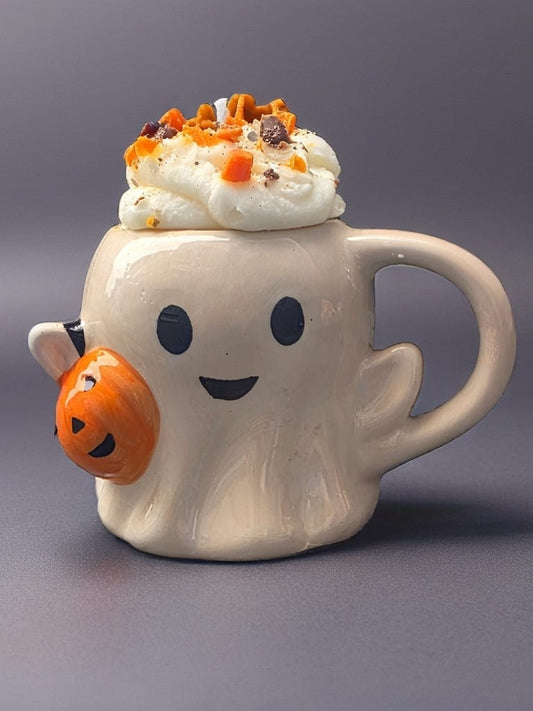 👻🎃 Ghost Cup Halloween Kerze 🎃👻