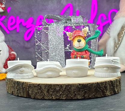 Schneemann - Teelichthalter ❄☃