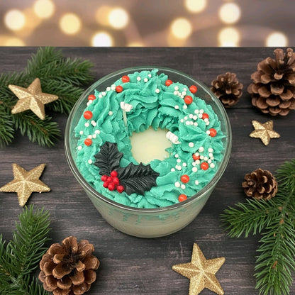 ✨ Viral Christmas Wreath Candle ✨
