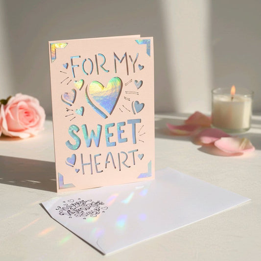 💌 Grußkarte „For my sweet heart“ 💌