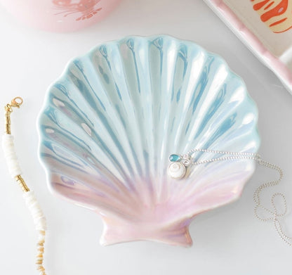 Kerzenuntersetzer Ocean Shell Pastell Muschel