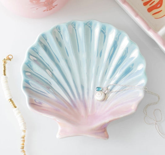 Kerzenuntersetzer Ocean Shell Pastell Muschel