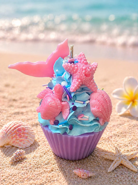 Mermaid Kiss Cupcake