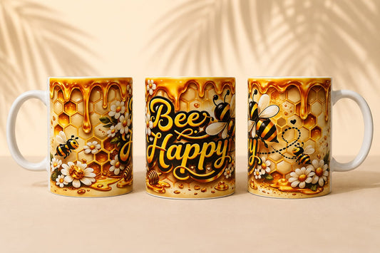 Bee Happy – Henkeltasse