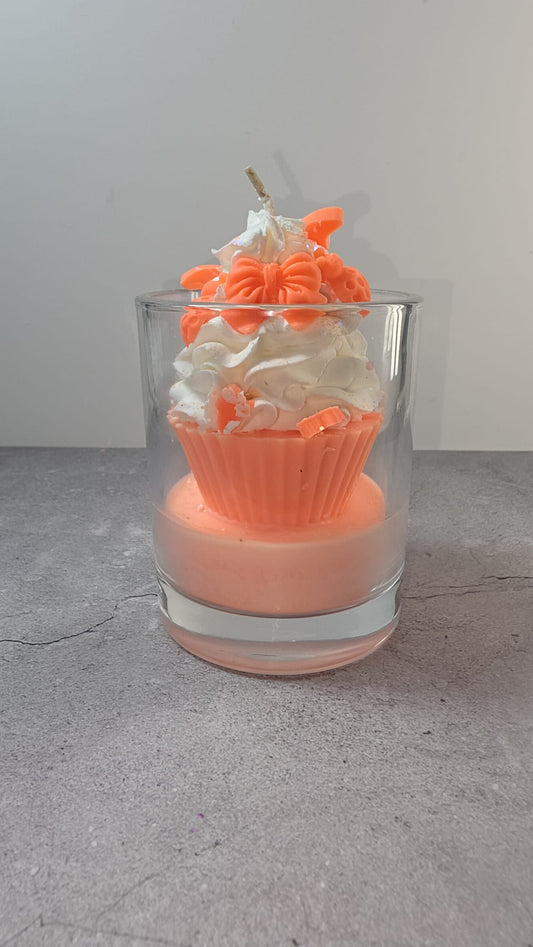 Pink Cupcake Kerze | B-Ware