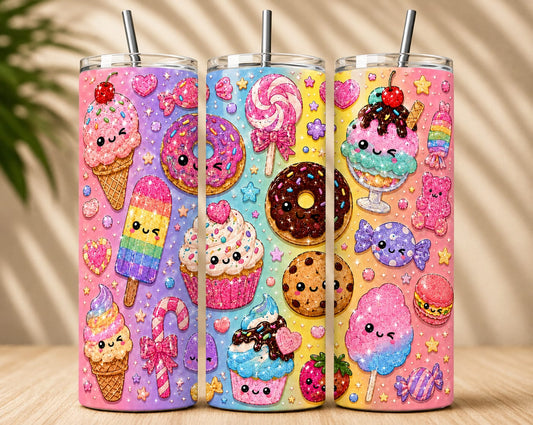 Candy Dreams Tumbler - 20 oz Edelstahlbecher