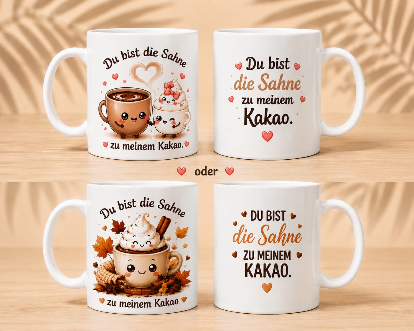 Du bist die Sahne zu meinem Kakao | Keramiktasse