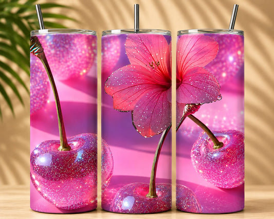 Pink Cherry |Tumbler | 20 oz Edelstahlbecher