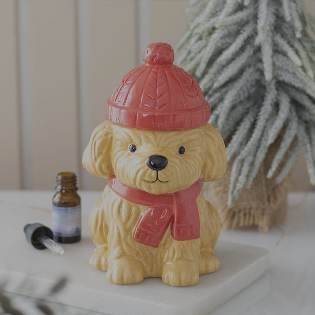 Duftlampe Winter-Welpe