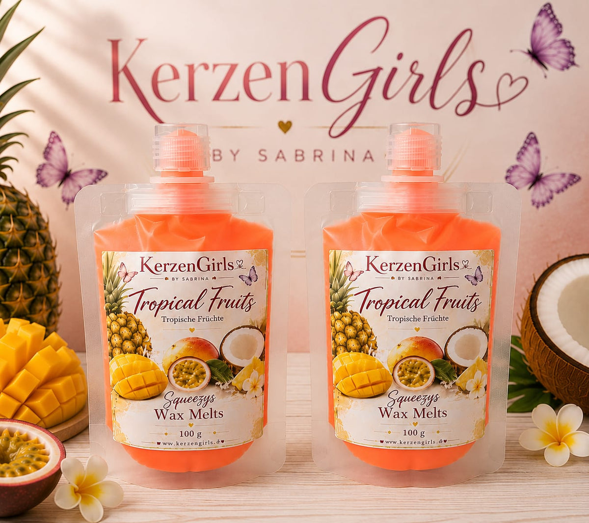 Squeezys Wax Melts Tropical Fruits