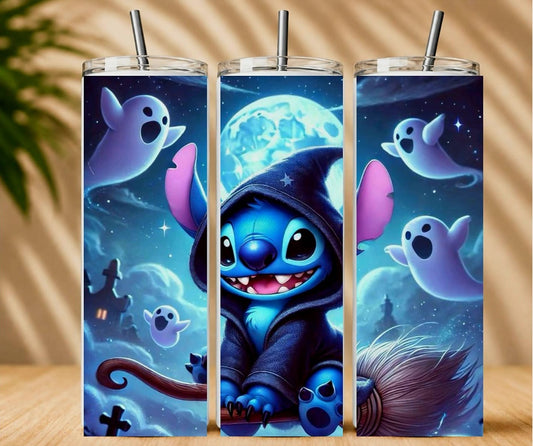 Spooky Stitch Halloween Tumbler | 20 oz Edelstahlbecher