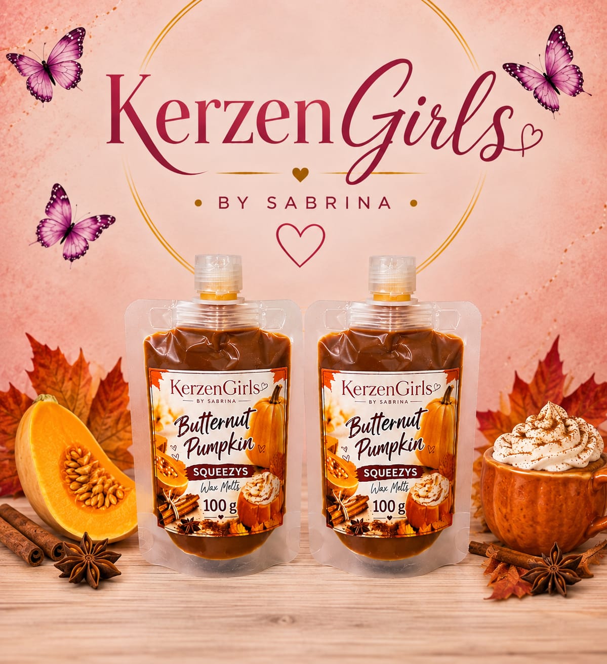 Squeezys Wax Melts  Butternut Pumpkin