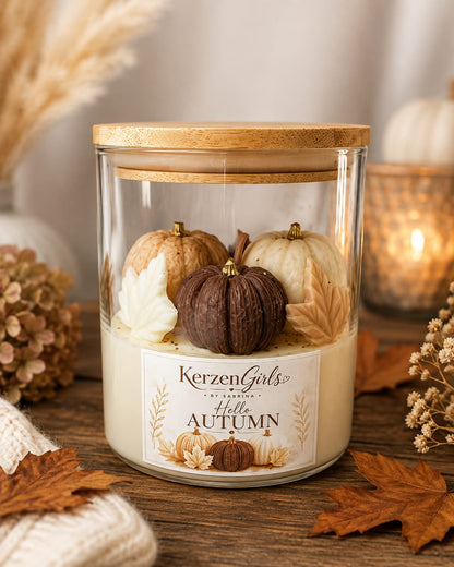 Hello Autumn Kerze Herbstliche Duftkerze 🍂