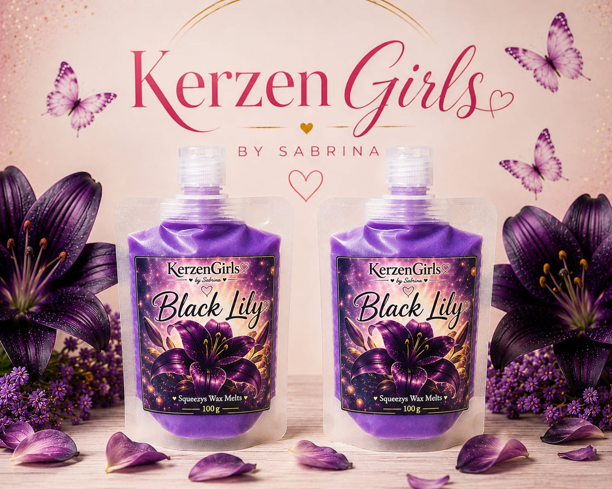 Squeezys Wax Melts Black Lily