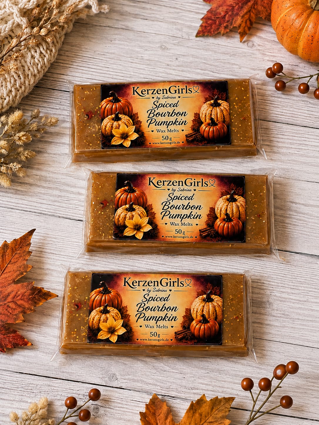 Wax melts Spiced Bourbon Pumpkin