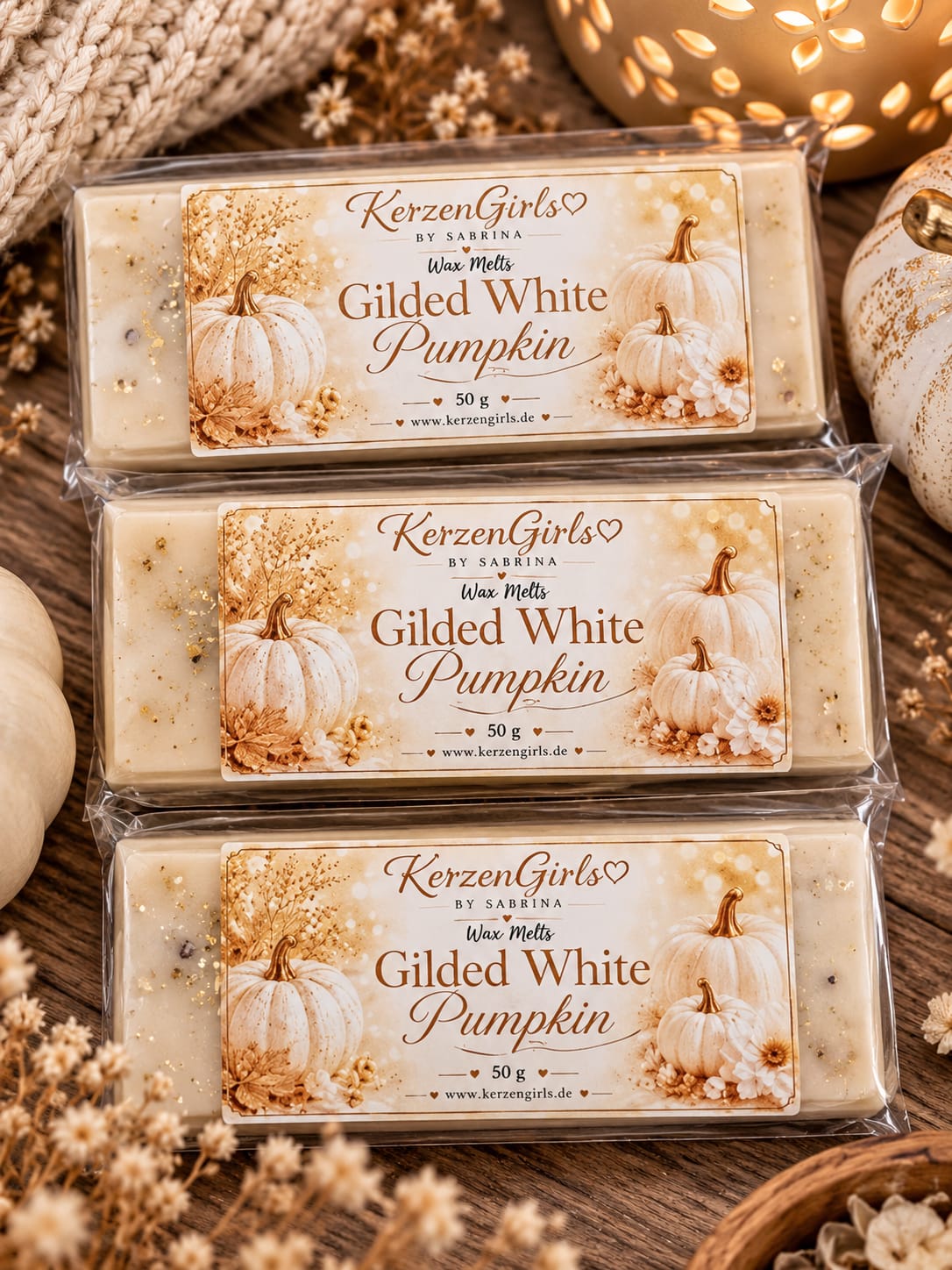 Wax melts Gilded White Pumpkin
