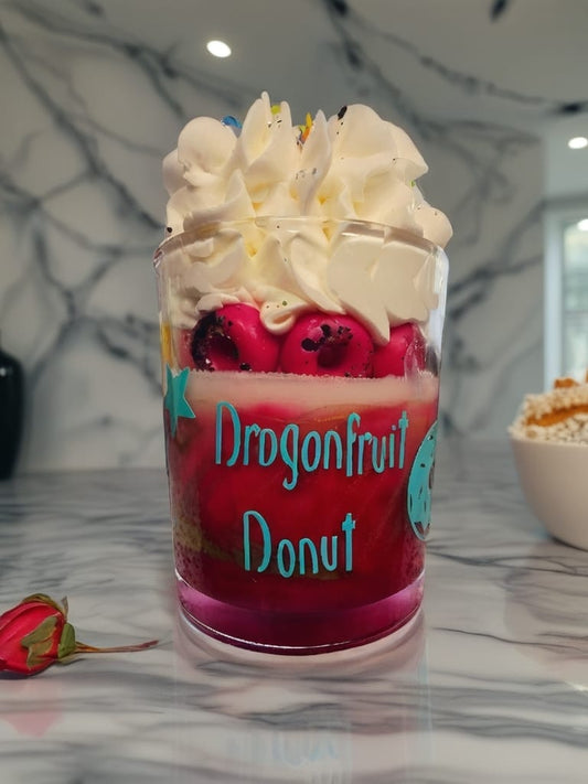 🍩 Dragonfruit & Green Apple Donut