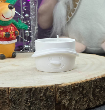 Schneemann - Teelichthalter ❄☃