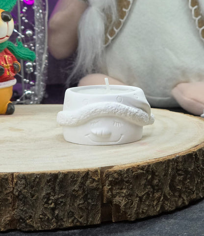 Schneemann - Teelichthalter ❄☃