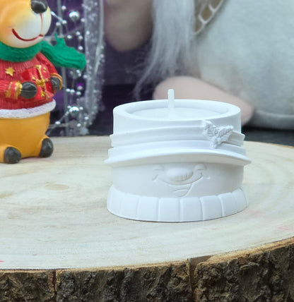 Schneemann - Teelichthalter ❄☃