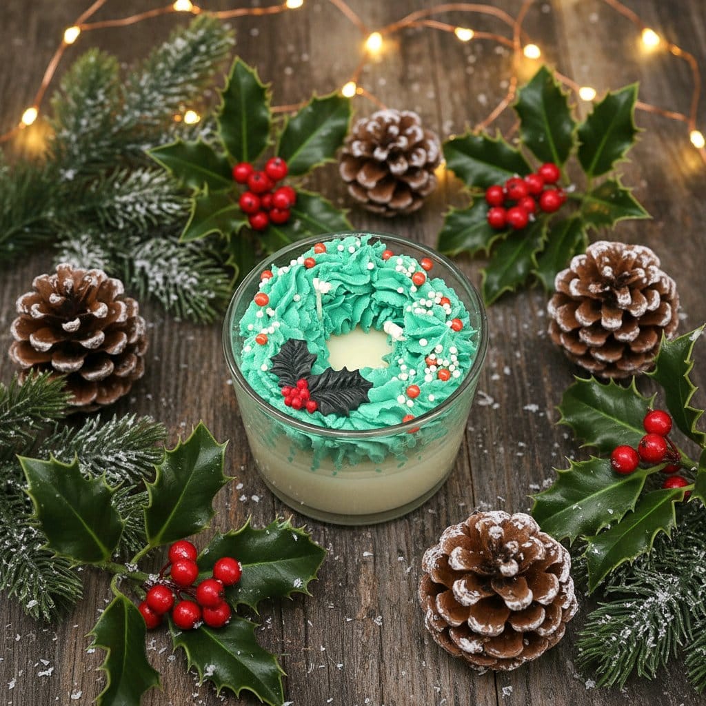 ✨ Viral Christmas Wreath Candle ✨
