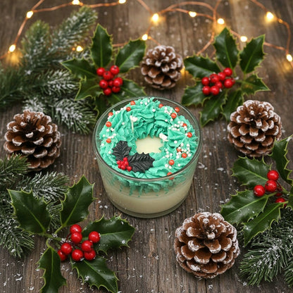 ✨ Viral Christmas Wreath Candle ✨