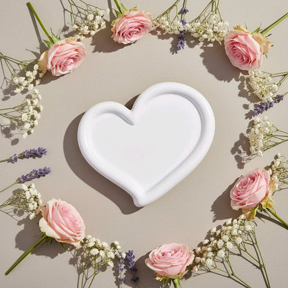 Dekorativer Herzuntersetzer