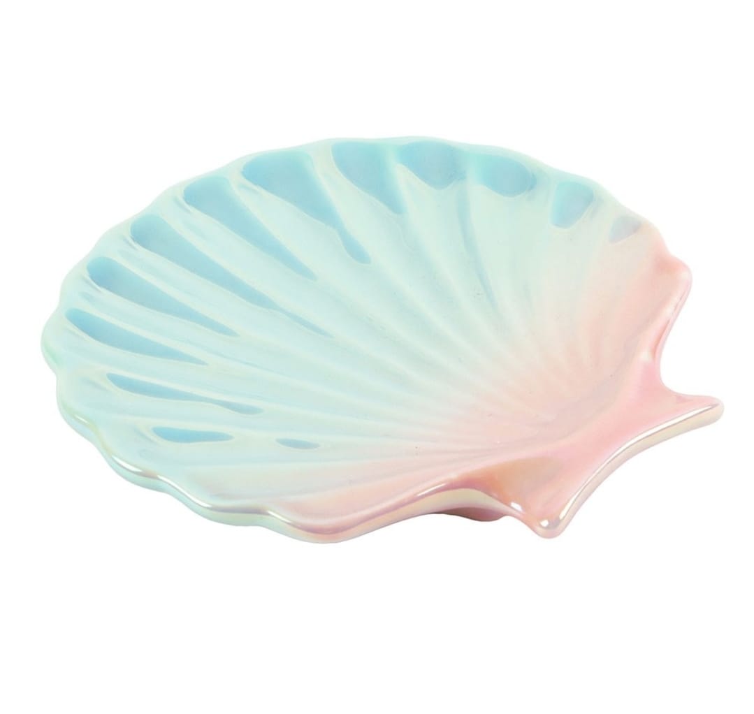 Kerzenuntersetzer Ocean Shell Pastell Muschel