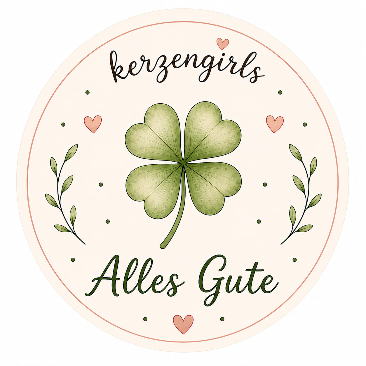 Glücks Kleeblattkerze 🍀