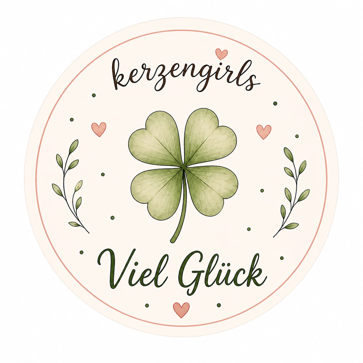 Glücks Kleeblattkerze 🍀