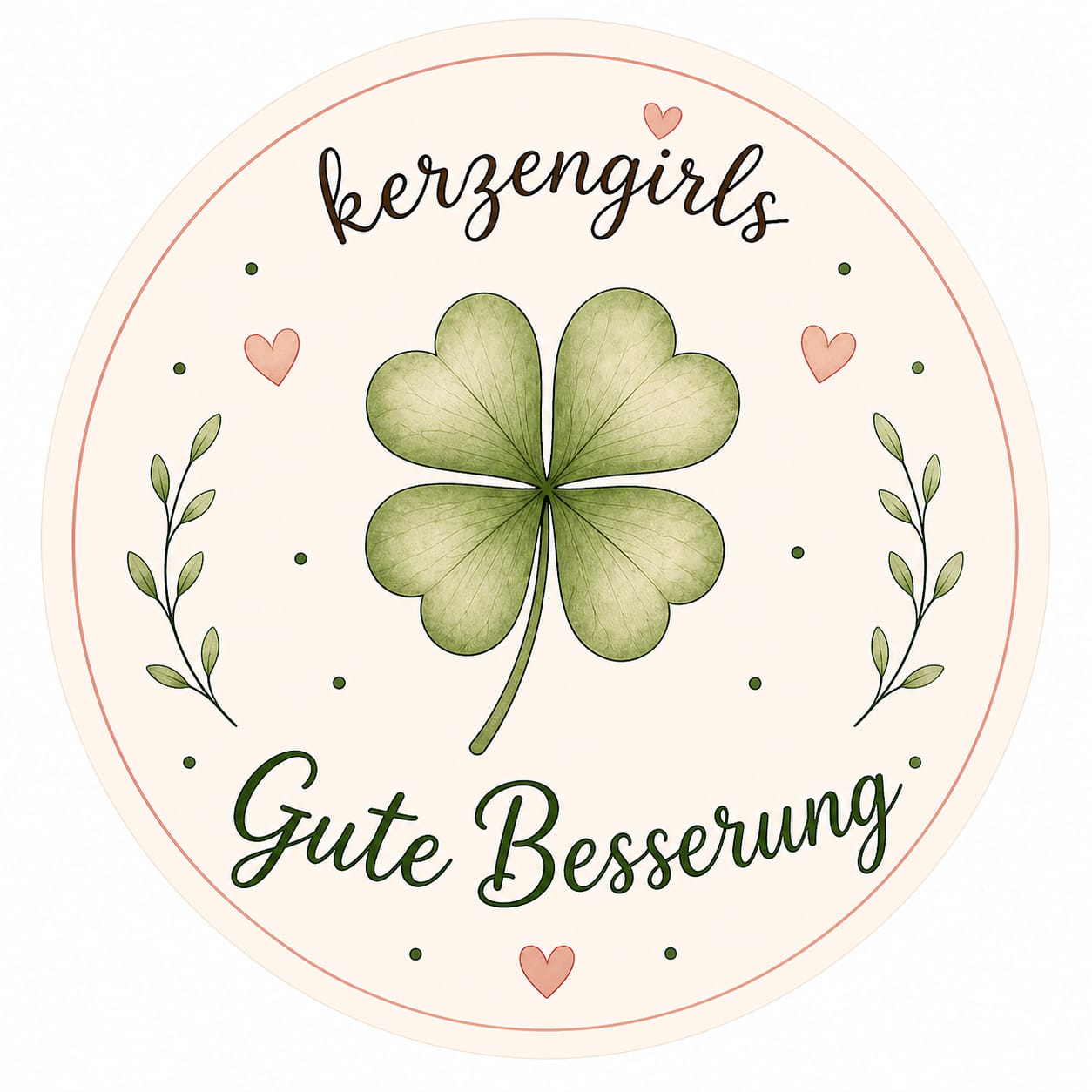 Glücks Kleeblattkerze 🍀