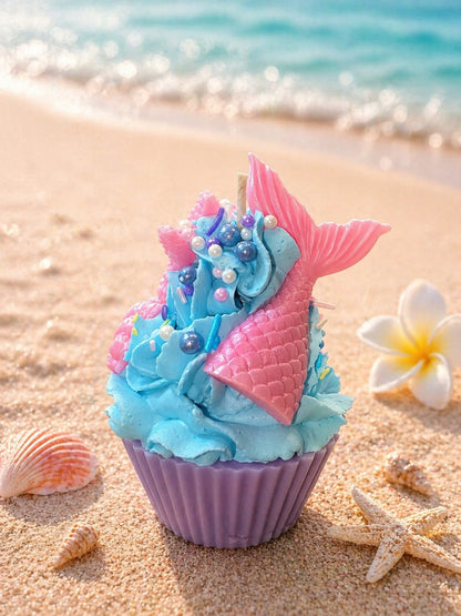Mermaid Kiss Cupcake