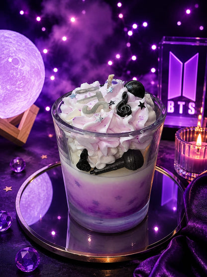 Von BTS inspirierte Duftkerze