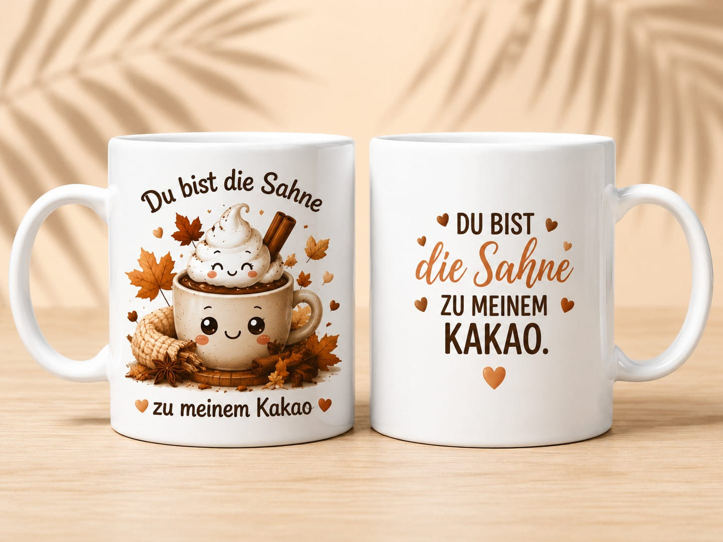 Du bist die Sahne zu meinem Kakao | Keramiktasse