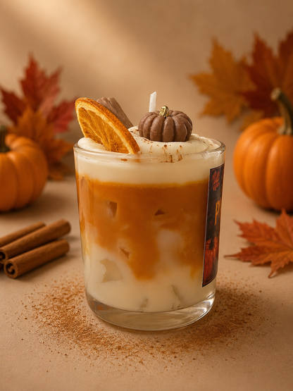 Pumpkin Spice Latte Kerze 🎃