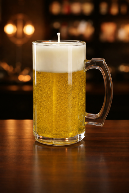 Bier-Kerze im Glas – Täuschend echt, maskulin & originell 🍺🕯