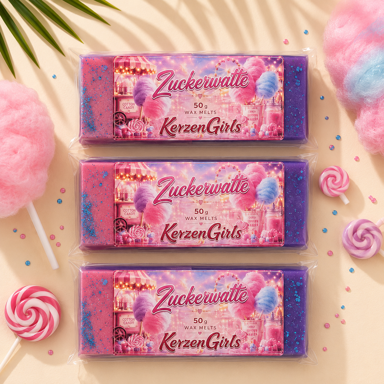 Wax melts Zuckerwatte