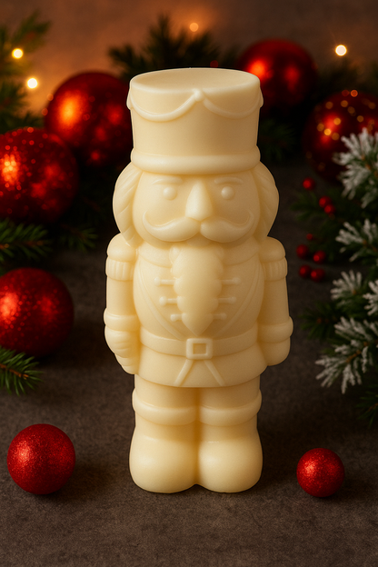 Weihnachtliche Standkerzen Nussknacker