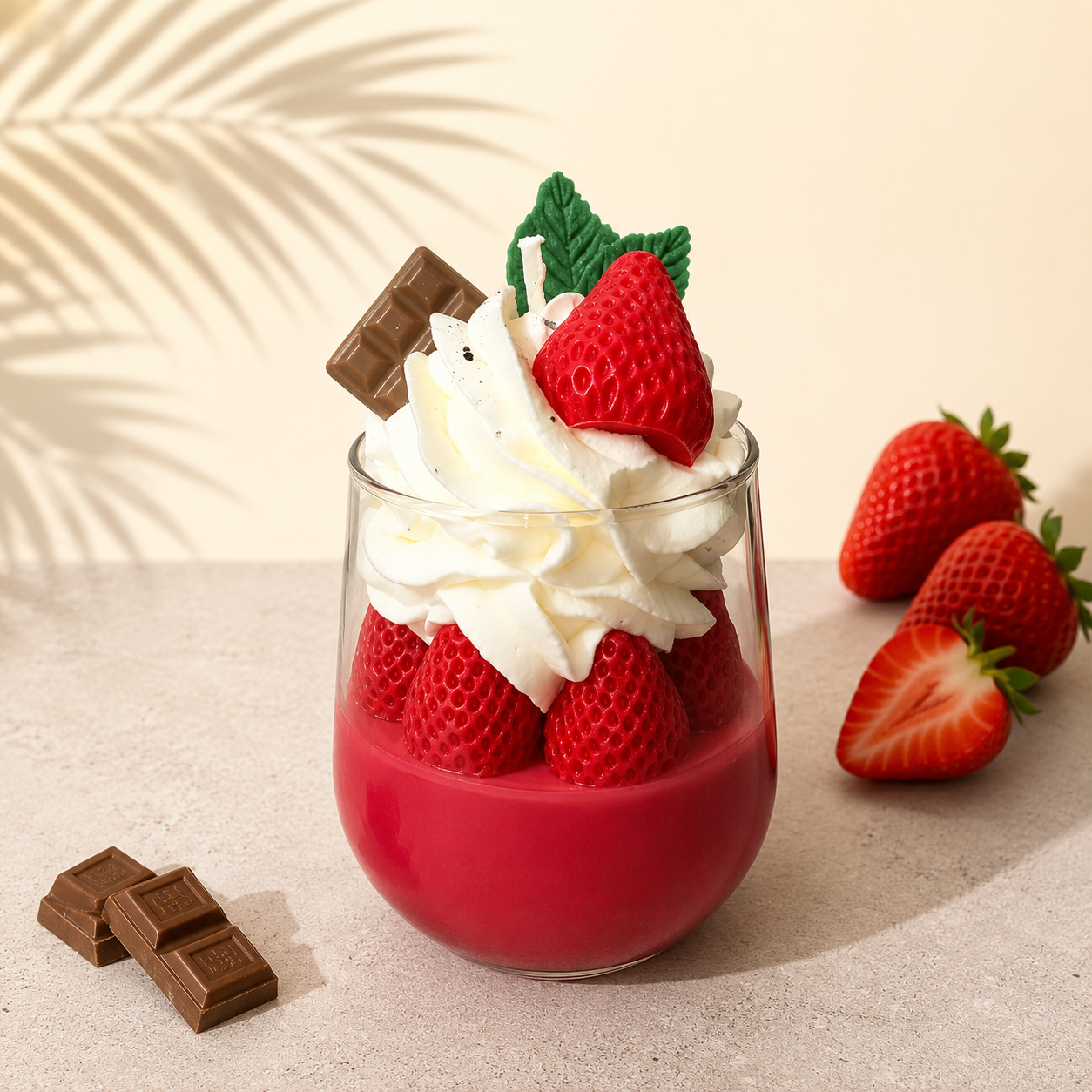 Fruchtige Dessertkerze 🍓